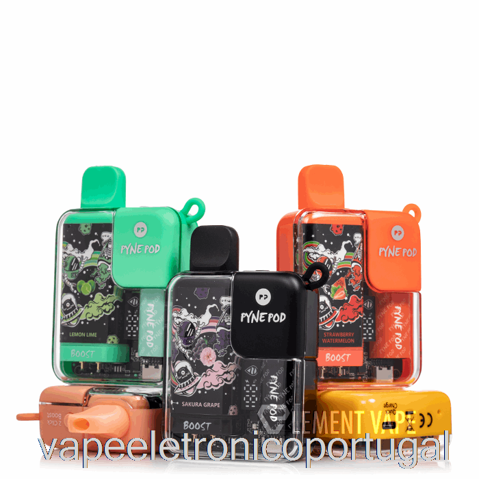 Vape Eletrônico Pynepod 8500 Descartável Transparente